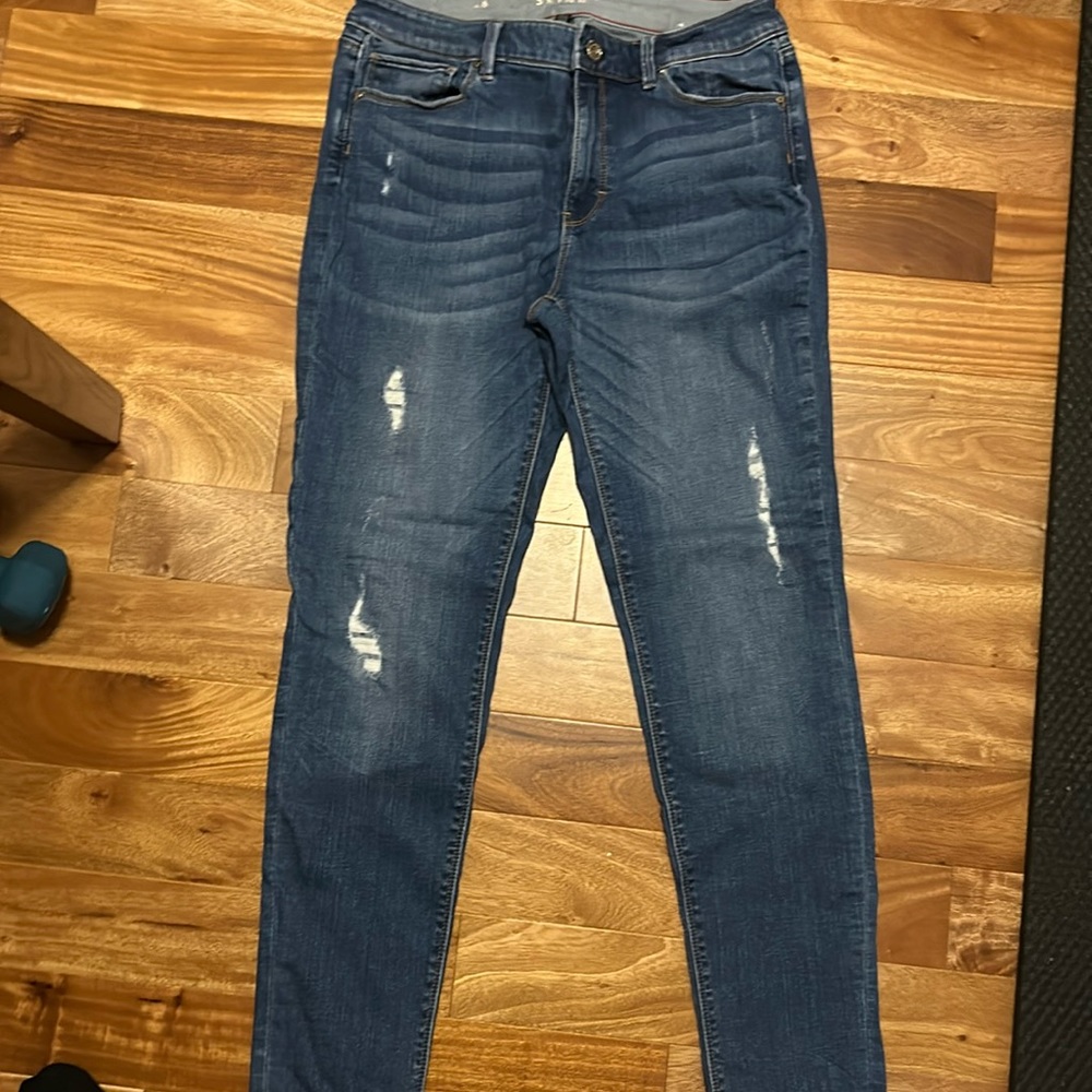 White House black market distressed jeans!